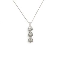 Collana Promesse Donna in Oro bianco Diamante CTRYF/006 - CTRYF/006